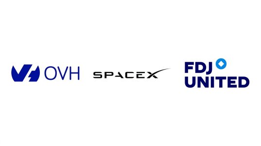 OVH, SpaceX et FDJ United