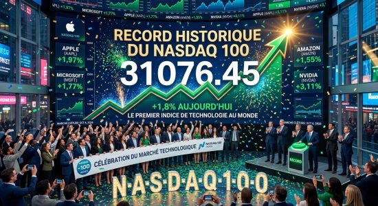 Record Nasdaq 100