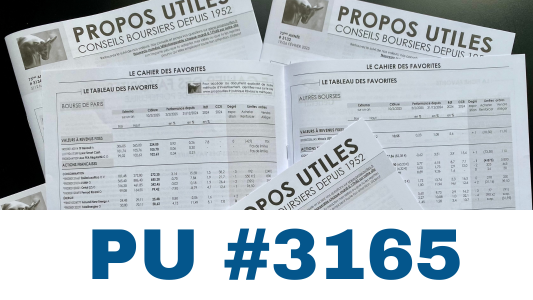 Sommaire PU 3165 Sommaire PU 3165