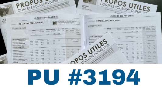 Sommaire PU 3194