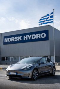 Tesla Norsk Hydro la Grèce